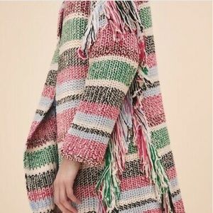 MAJE Fringe Cardigan